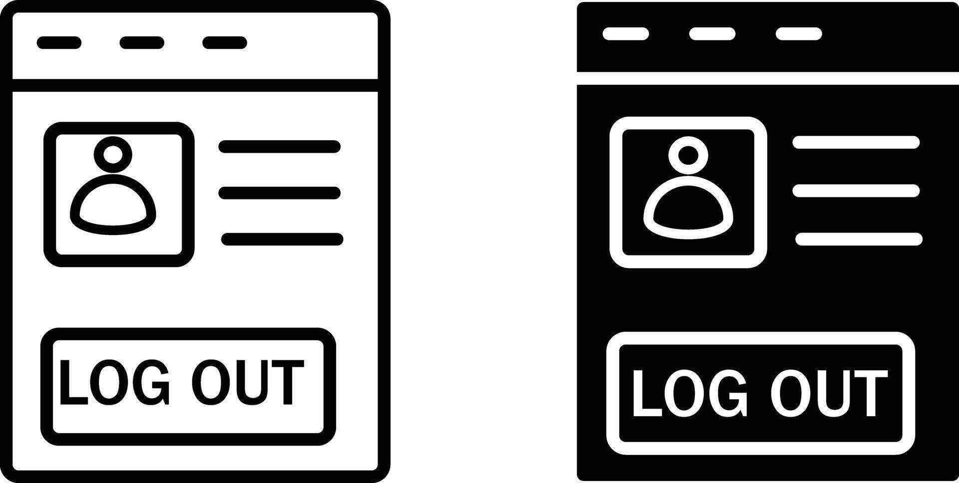 Logout icon sheet, simple trendy flat style line and solid Isolated vector illustration on white background. For apps, logo, websites, symbol , UI, UX, graphic and web design. EPS 10.