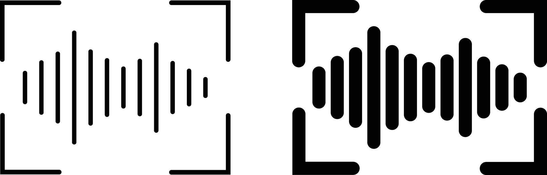 Voice message icon sheet, simple trendy flat style line and solid Isolated vector illustration on white background. For apps, logo, websites, symbol , UI, UX, graphic and web design. EPS 10.