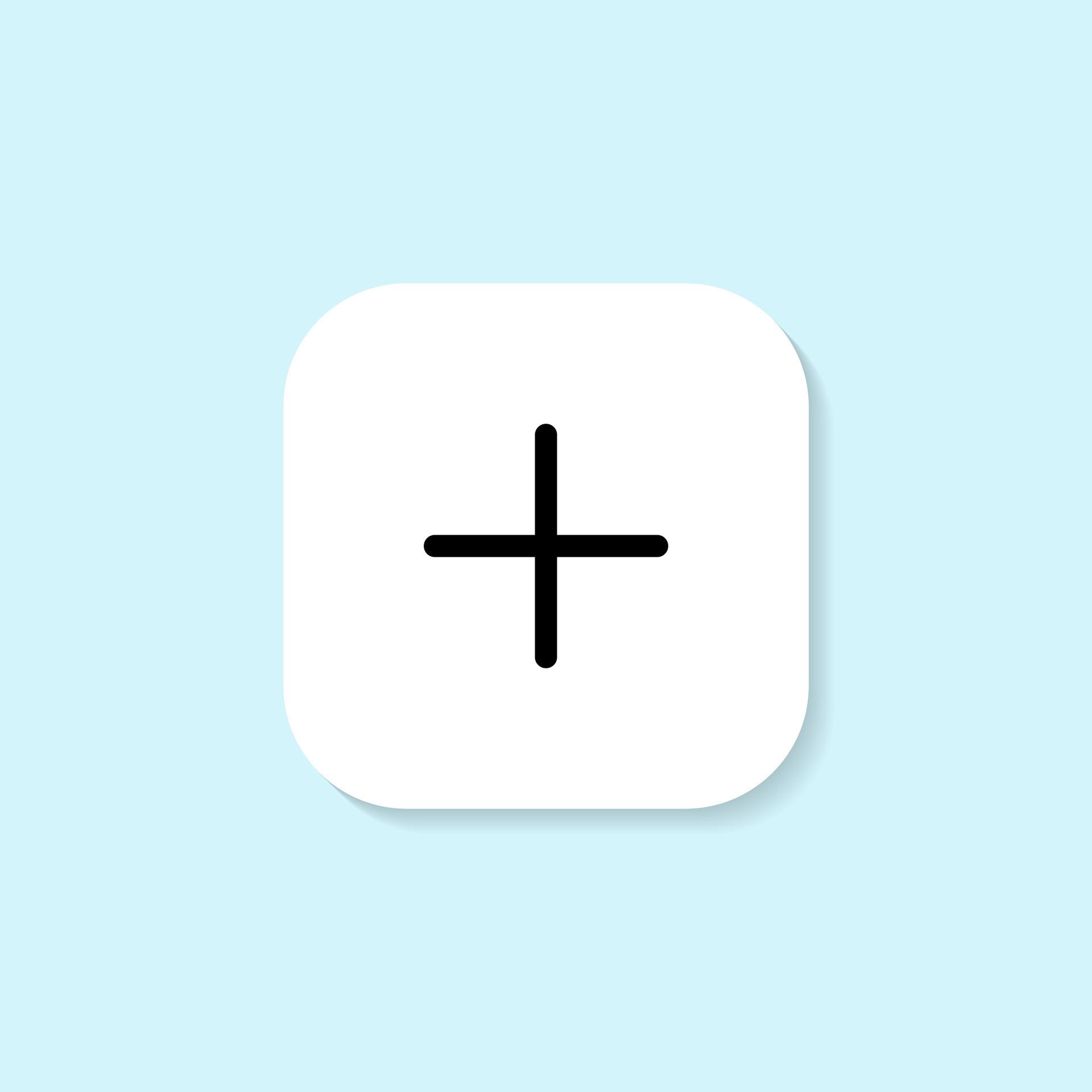 Add button icon vector. Element for browser app 25379513 Vector Art at ...
