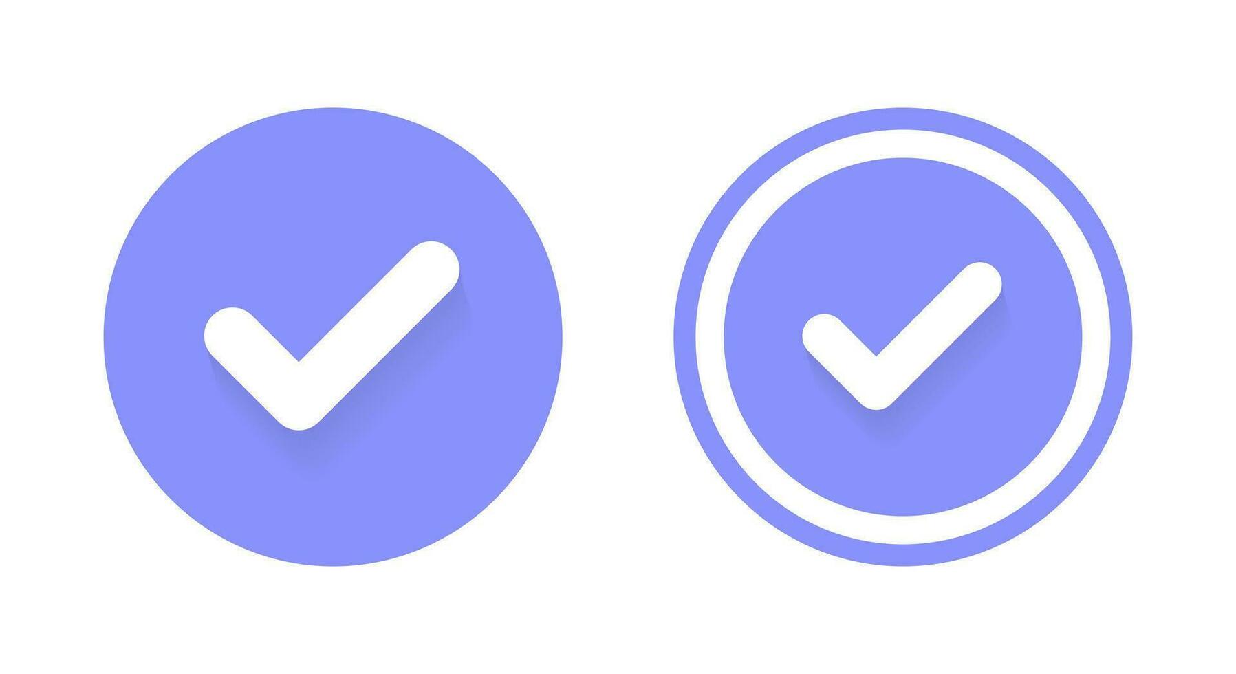 Check mark, tick icon vector. Checkmark symbol concept vector