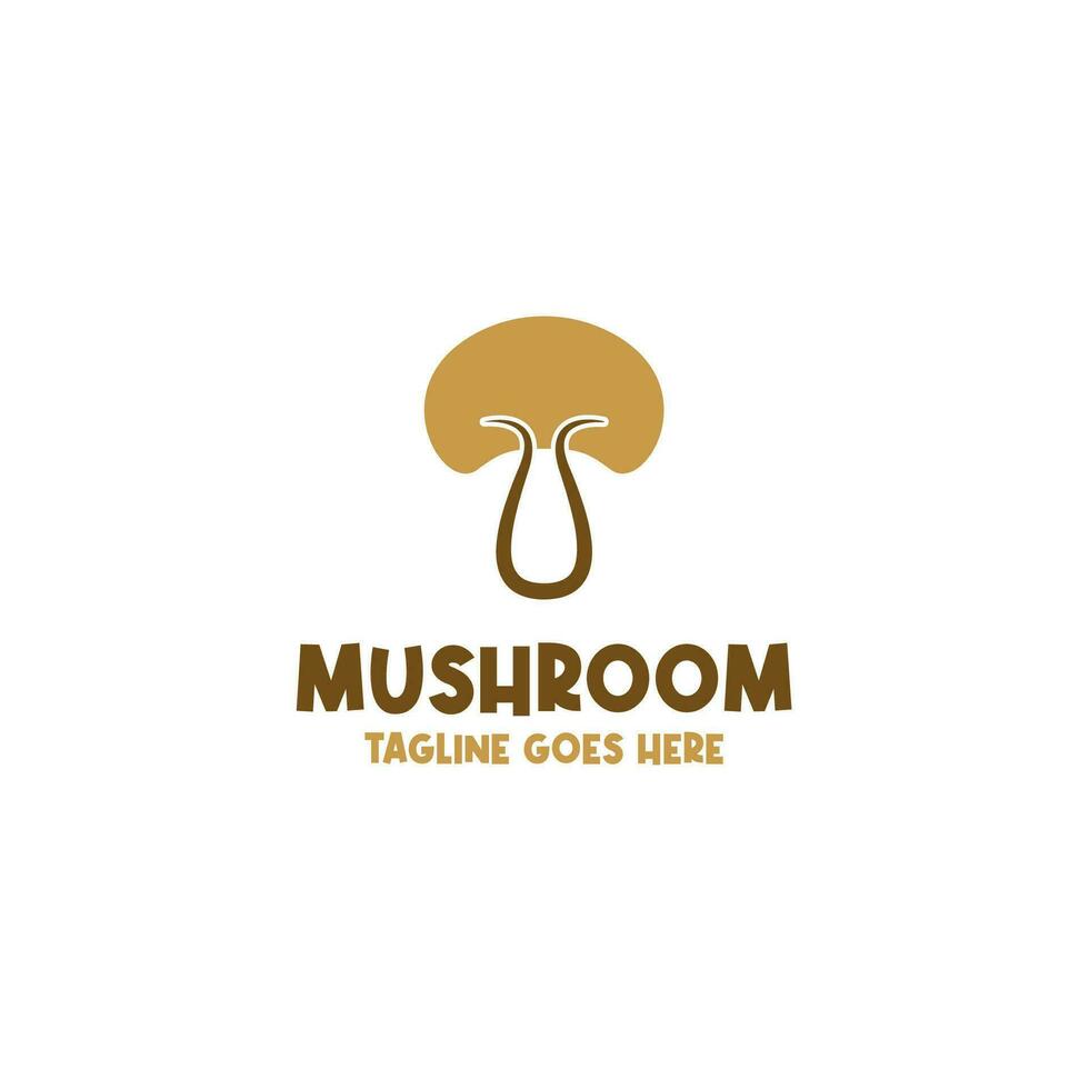 Mushroom Logo Design Concept Vector Illustration Symbol Icon