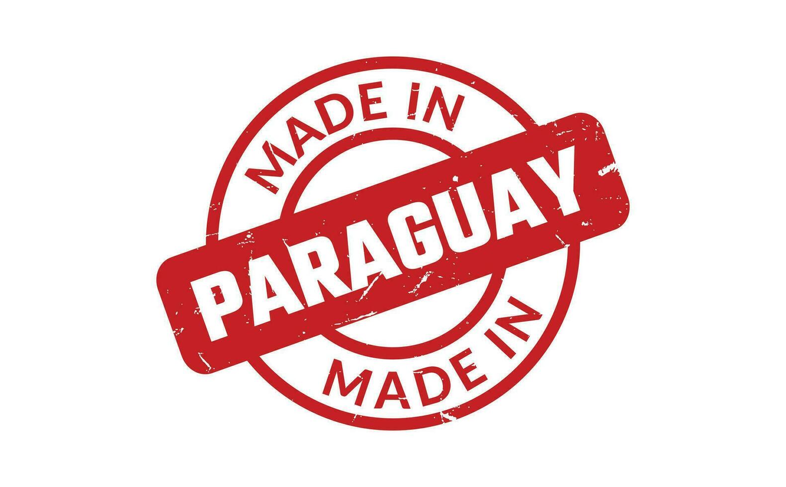 Made In Paraguay Rubber Stamp vector