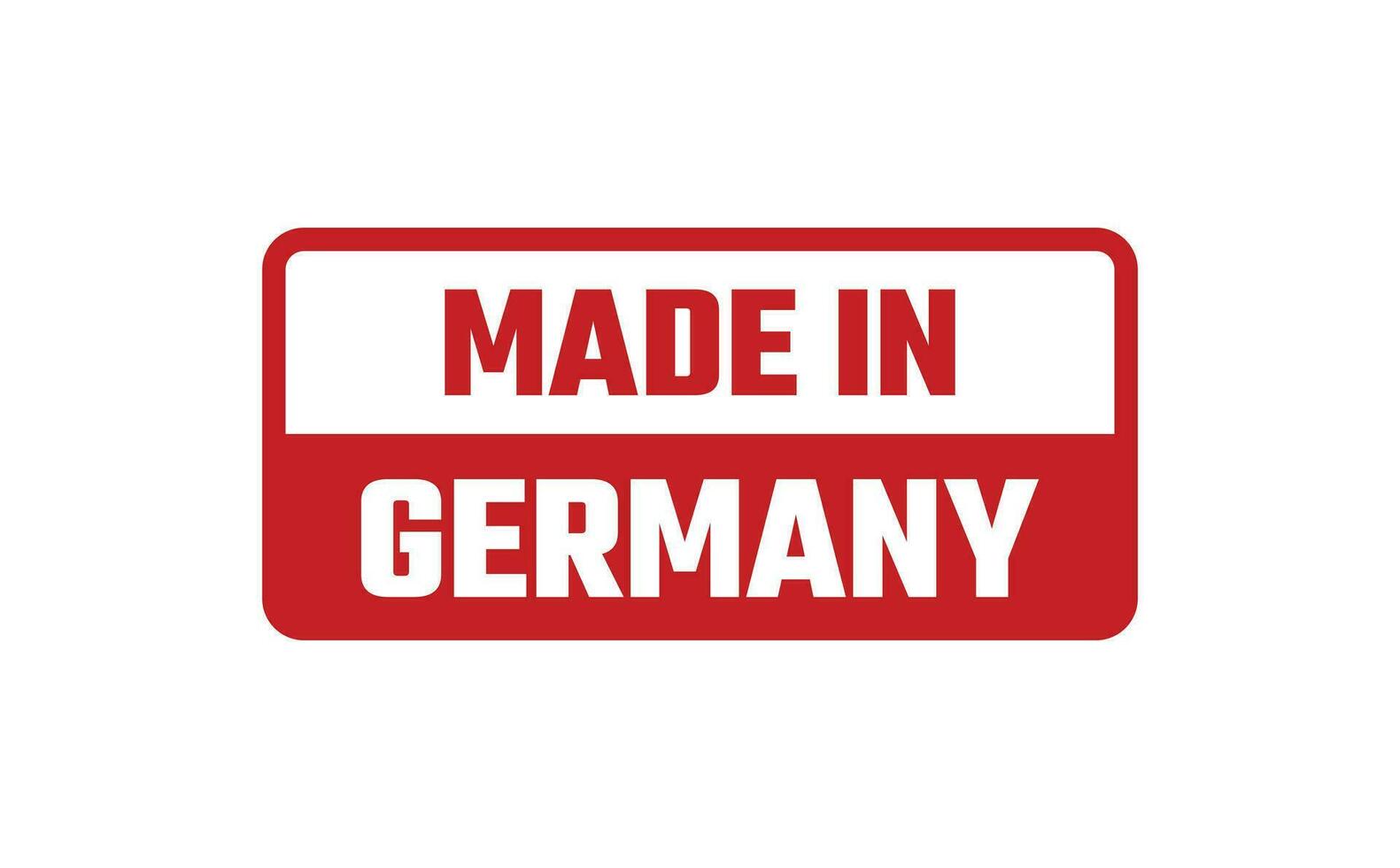 Made In Germany Rubber Stamp vector