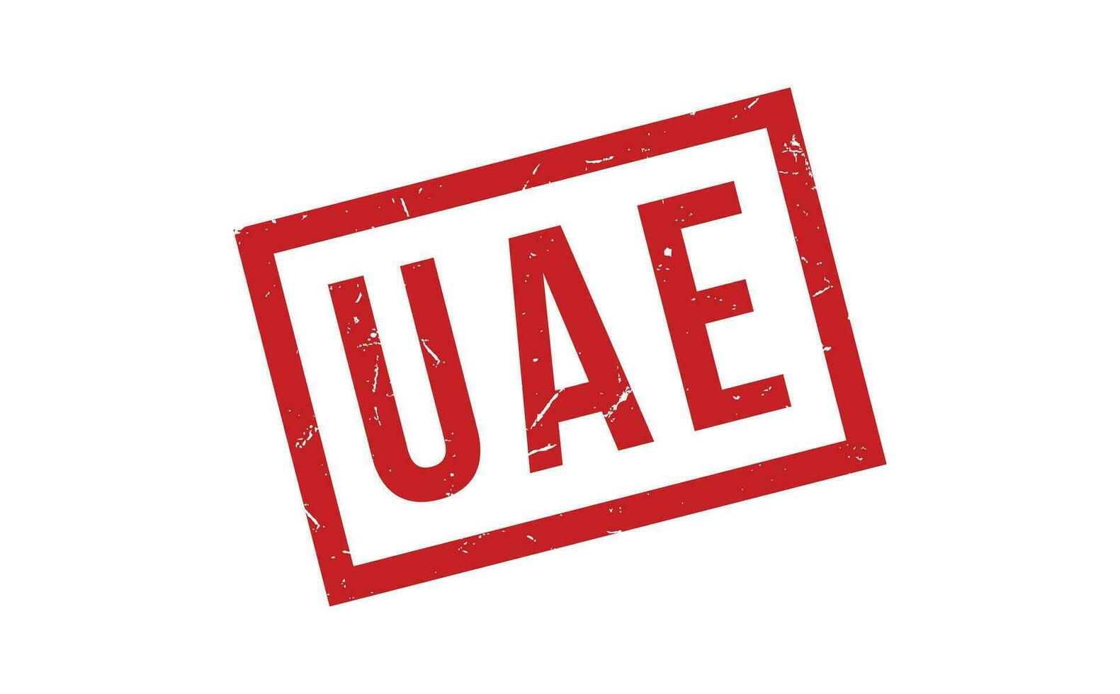 UAE Rubber Stamp Seal Vector