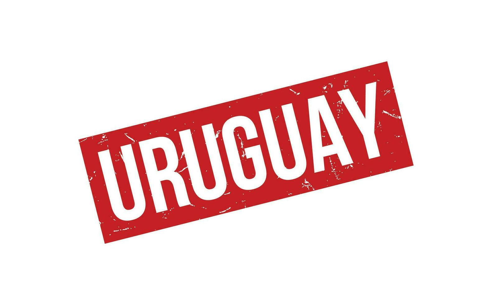 Uruguay caucho sello sello vector