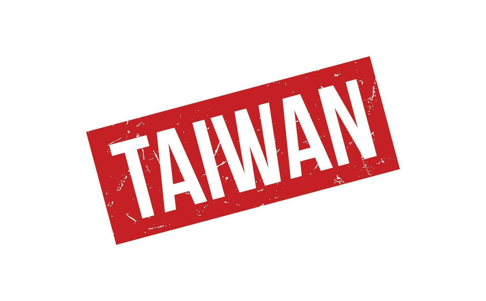 Taiwán caucho sello sello vector