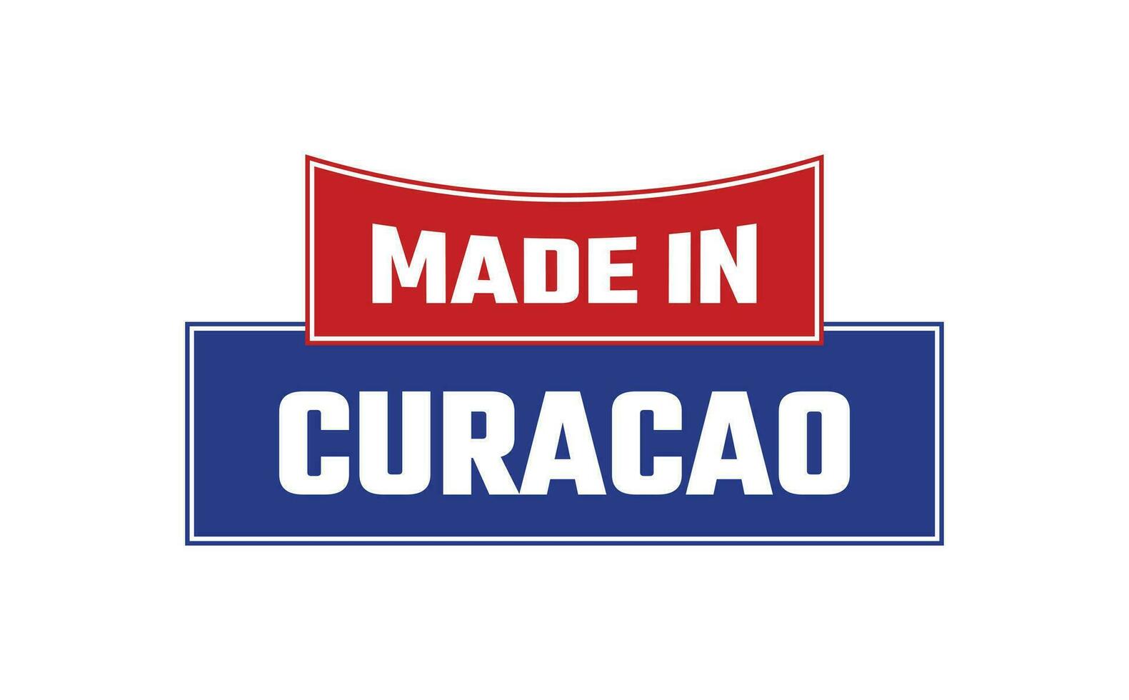 Made In Curacao Seal Vector