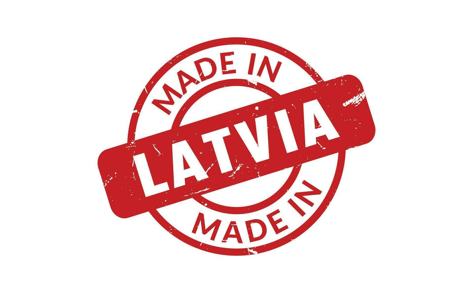 Made In Latvia Rubber Stamp vector