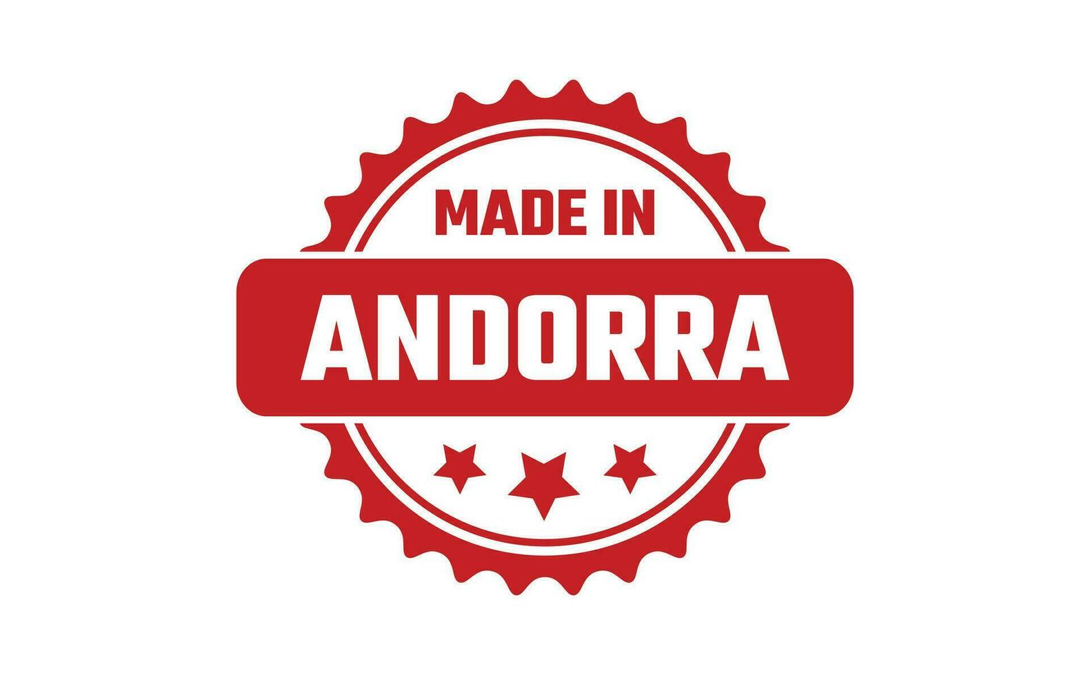 Made In Andorra Rubber Stamp vector