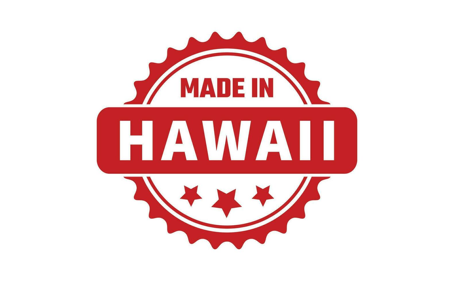 Made In Hawaii Rubber Stamp 25380267 Vector Art at Vecteezy