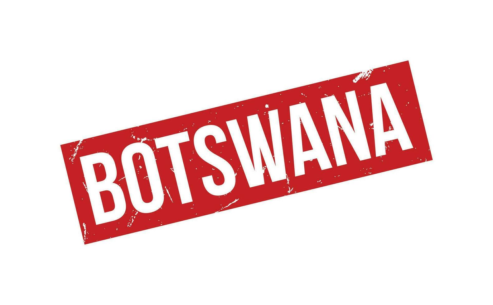 Botswana caucho sello sello vector