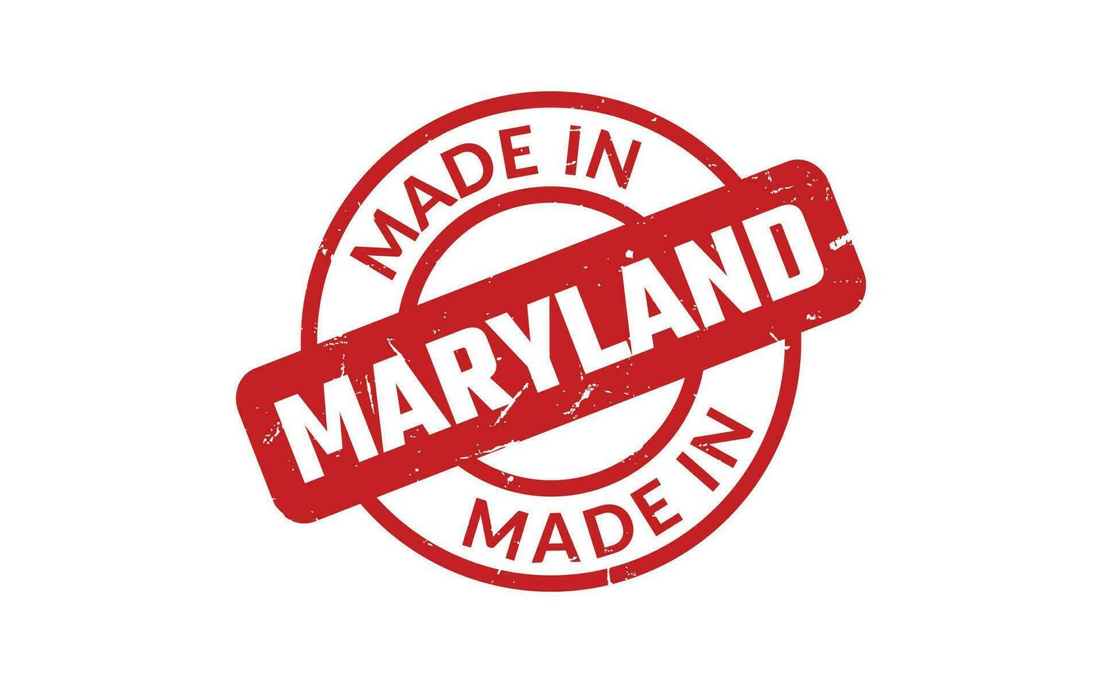 Made In Maryland Rubber Stamp 25380360 Vector Art at Vecteezy