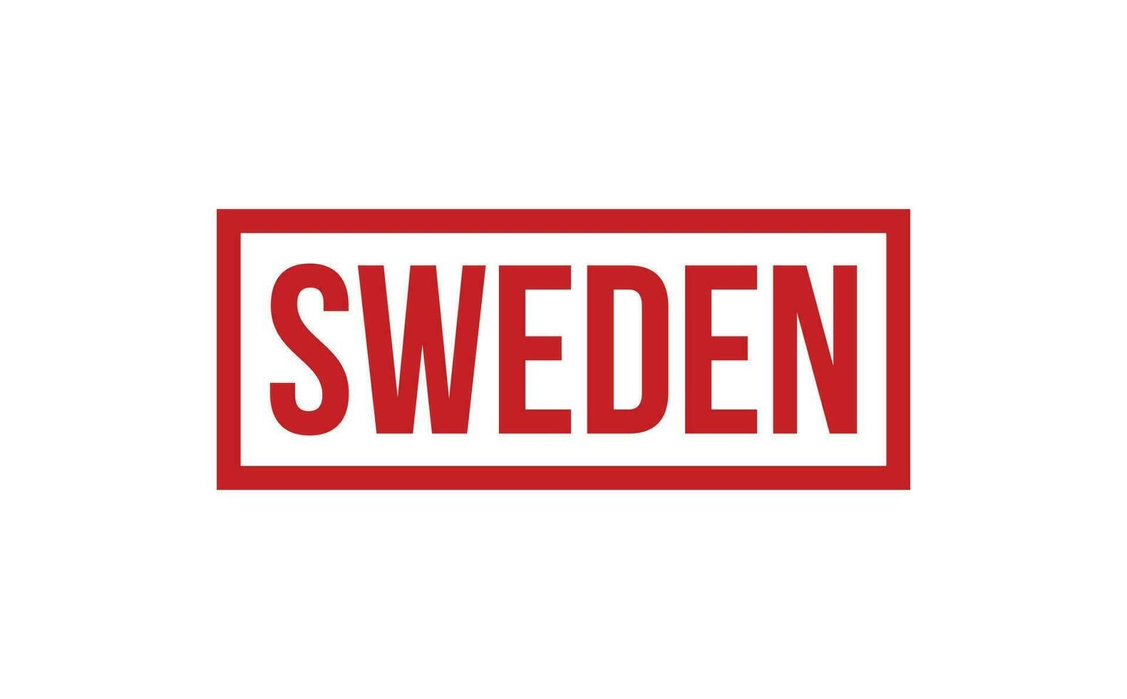 Sweden Rubber Stamp Seal Vector