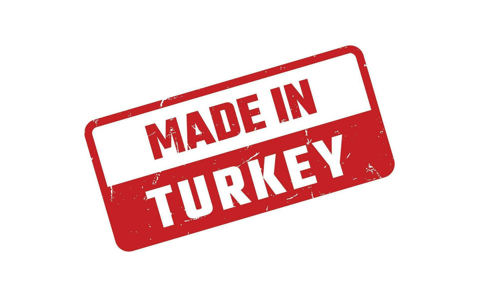 Made In Turkey Rubber Stamp vector