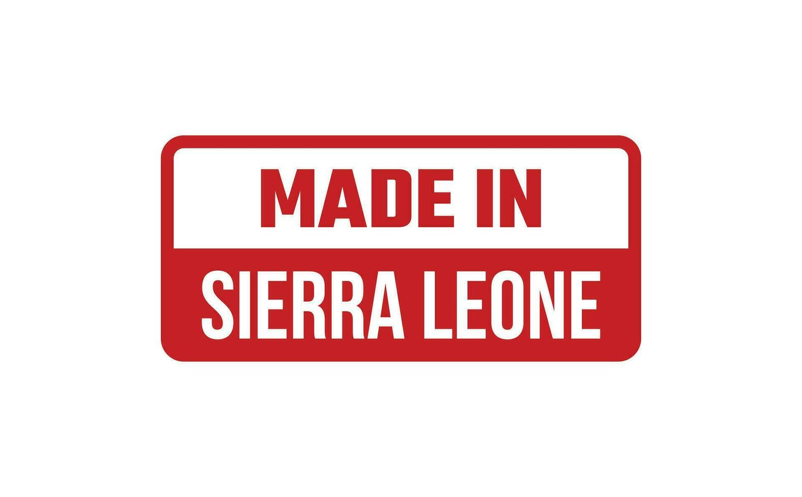 Made In Sierra Leone Rubber Stamp vector