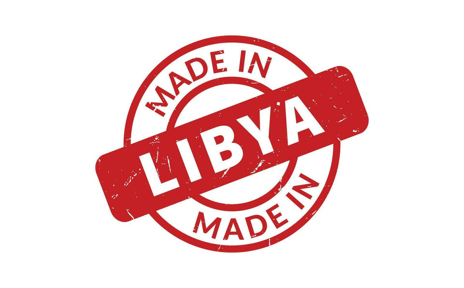 Made In Libya Rubber Stamp vector