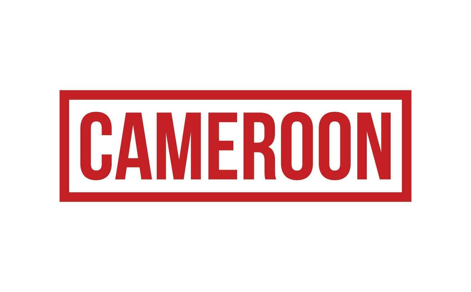 Cameroon Rubber Stamp Seal Vector