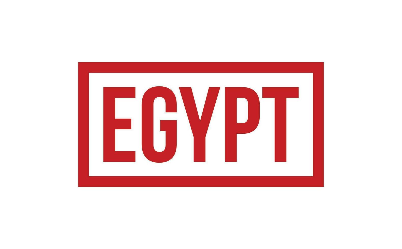 Egipto caucho sello sello vector