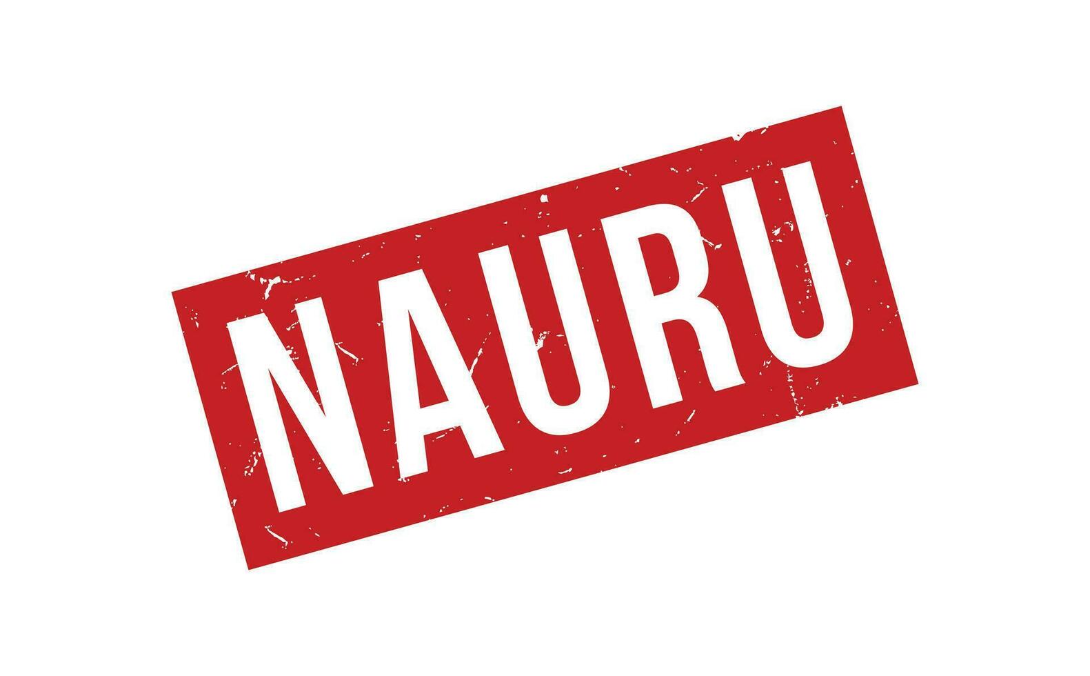 Nauru Rubber Stamp Seal Vector