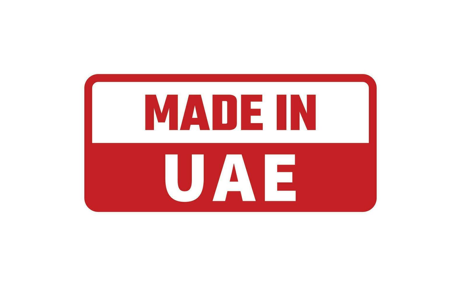 Made In UAE Rubber Stamp vector