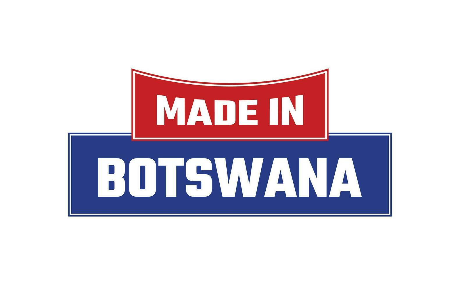 Made In Botswana Seal Vector