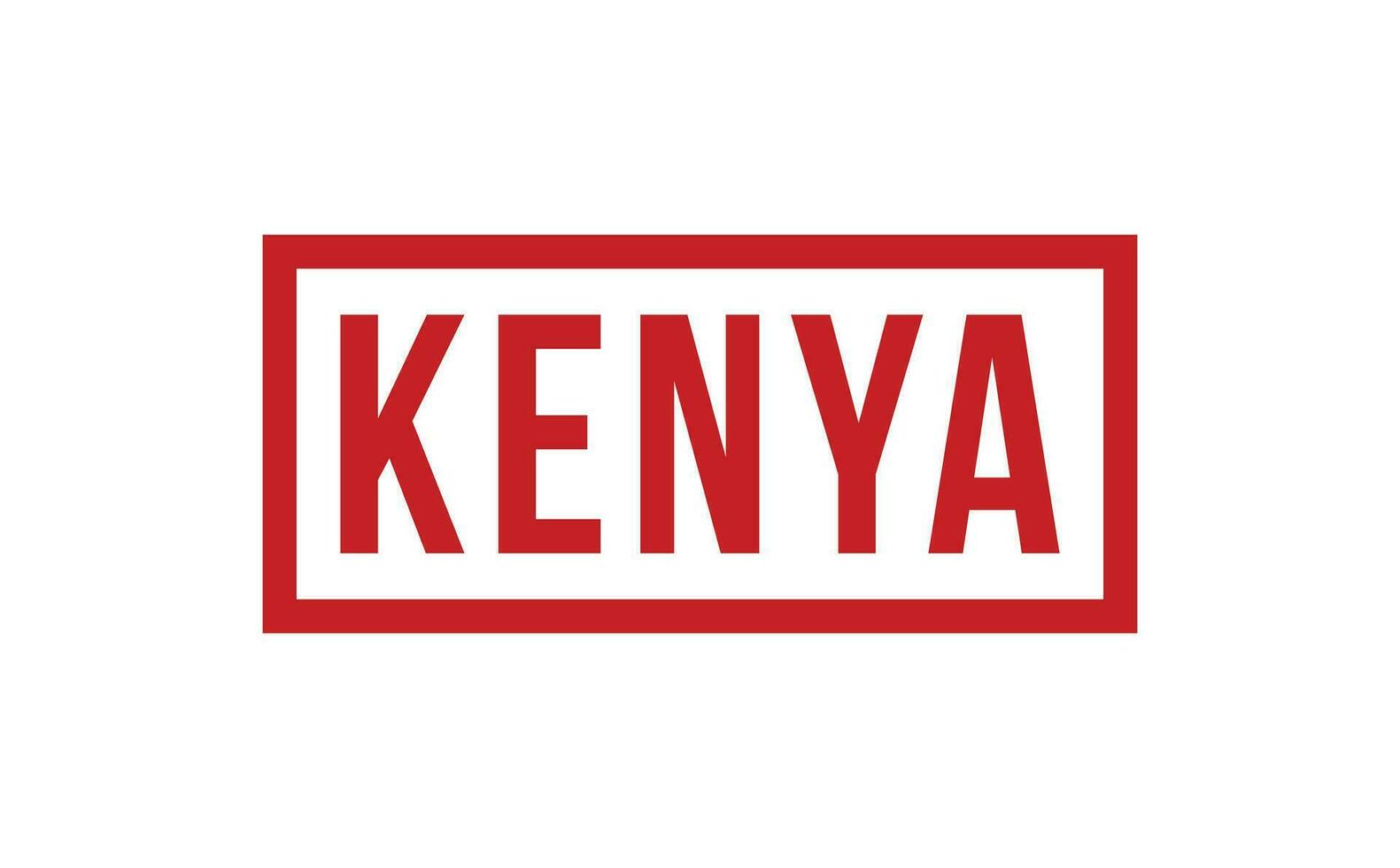 Kenya Rubber Stamp Seal Vector