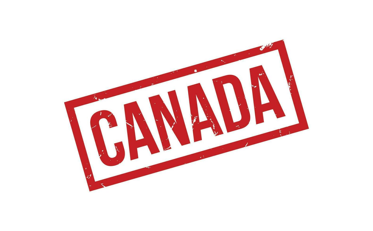 Canadá caucho sello sello vector