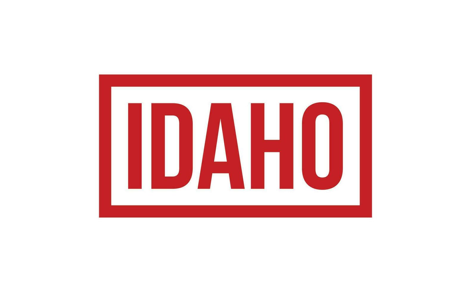 Idaho caucho sello sello vector