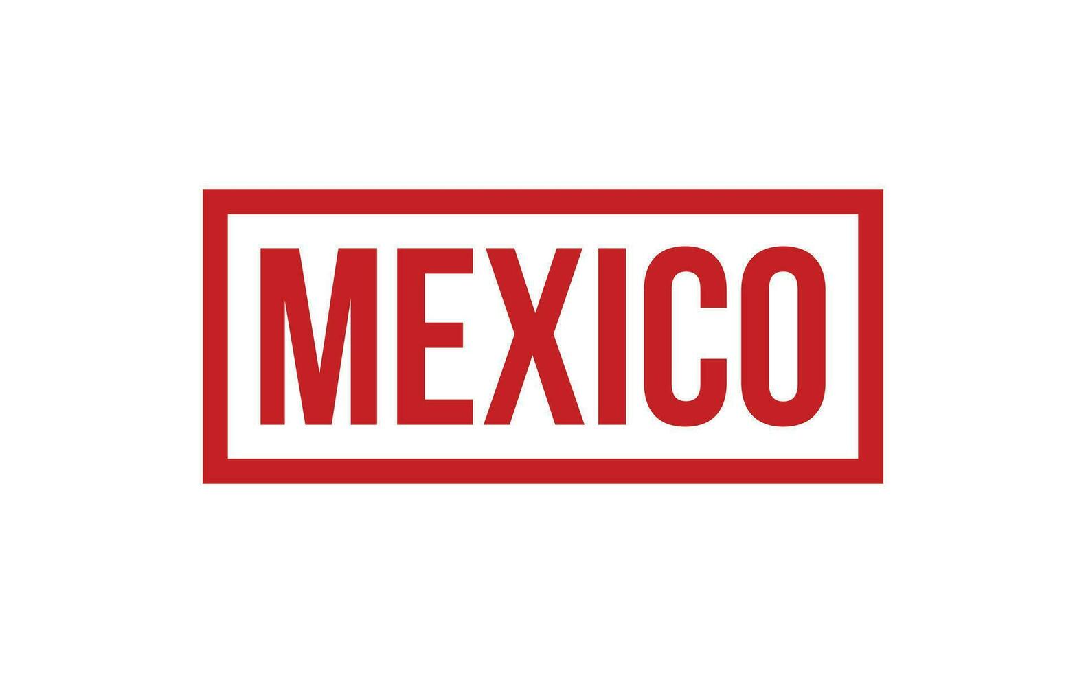 mexico caucho sello sello vector