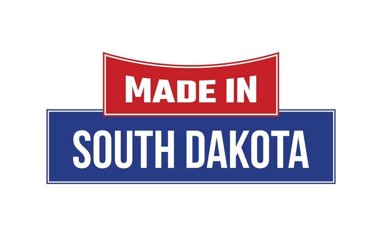 Made In South Dakota Seal Vector