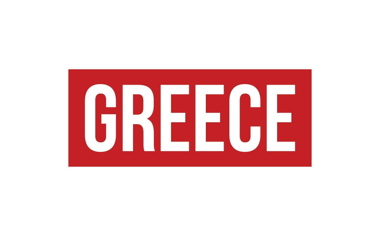 Grecia caucho sello sello vector