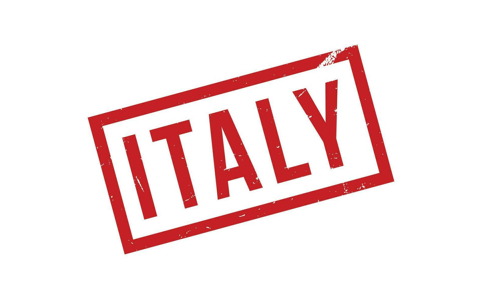 Italy Rubber Stamp Seal Vector