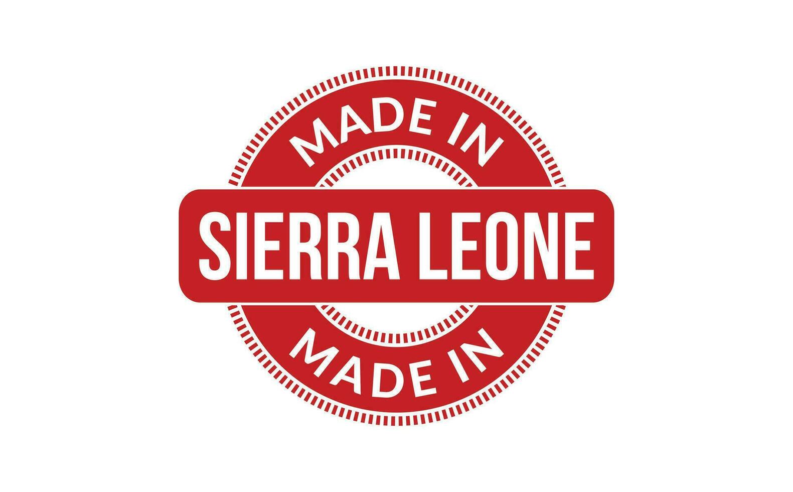 Made In Sierra Leone Rubber Stamp vector