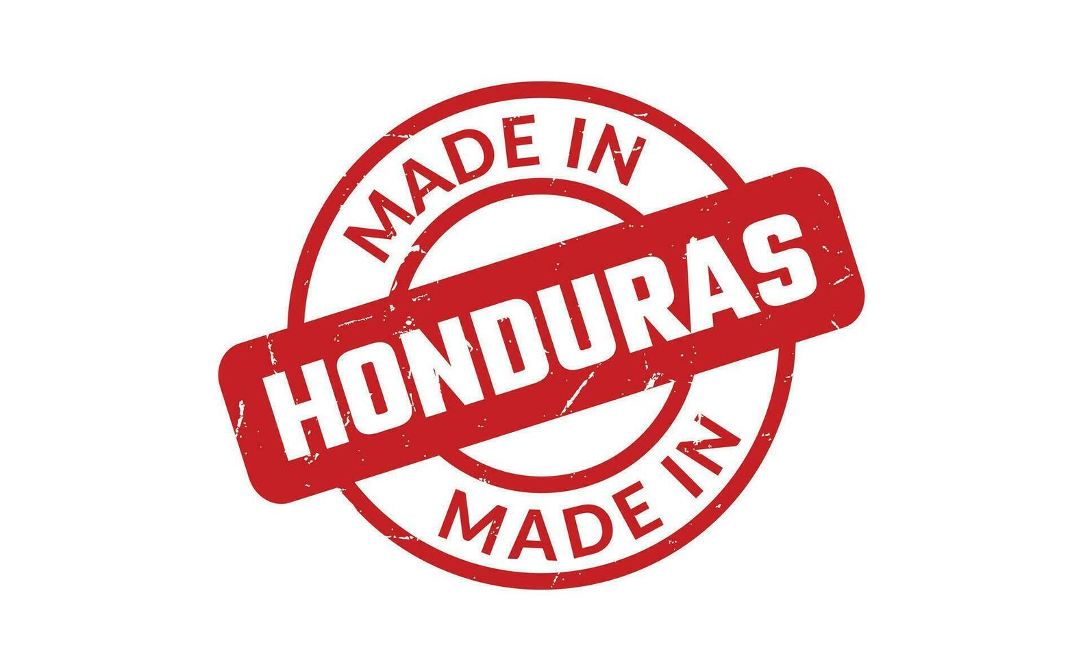 Made In Honduras Rubber Stamp vector