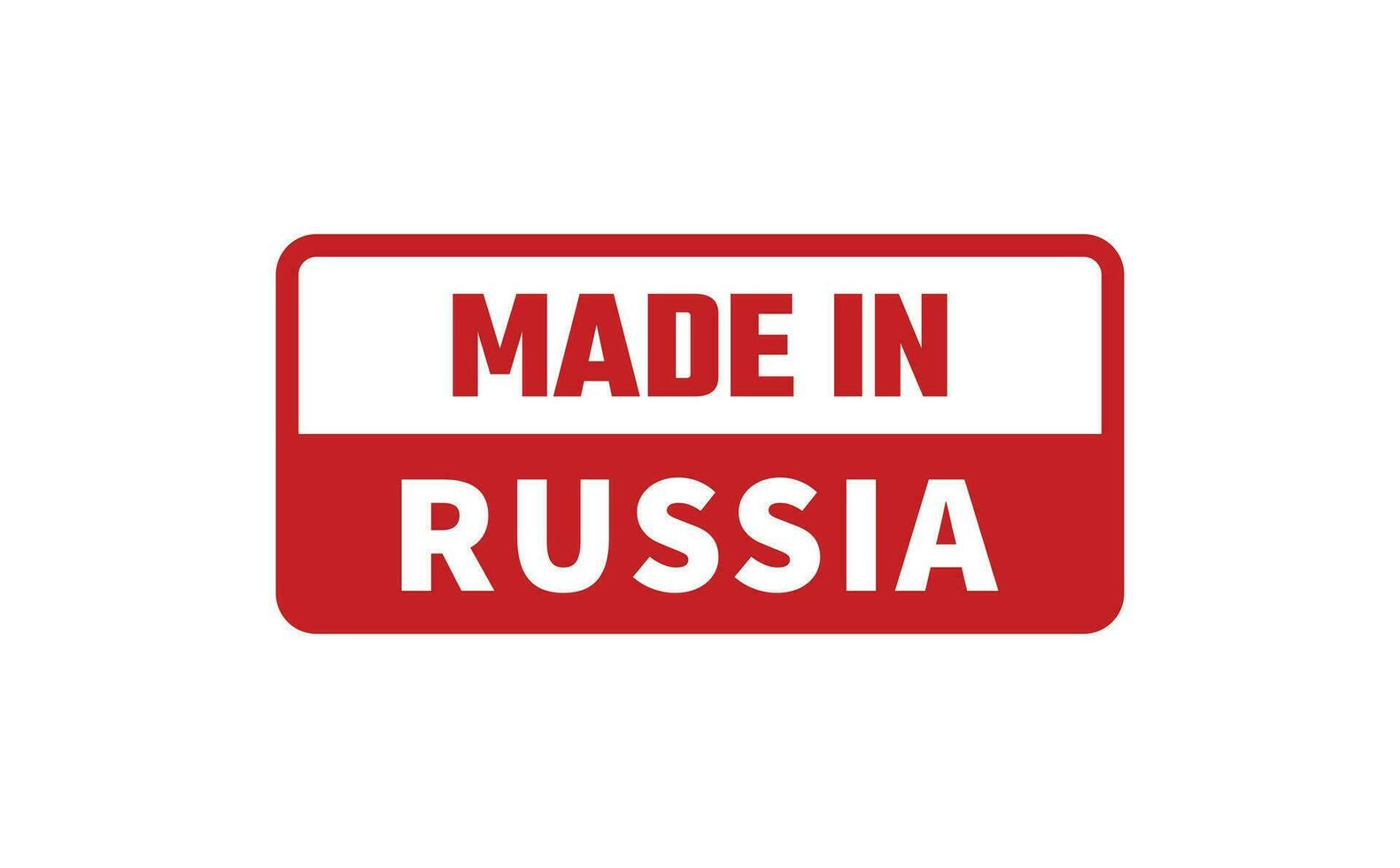 Made In Russia Rubber Stamp vector