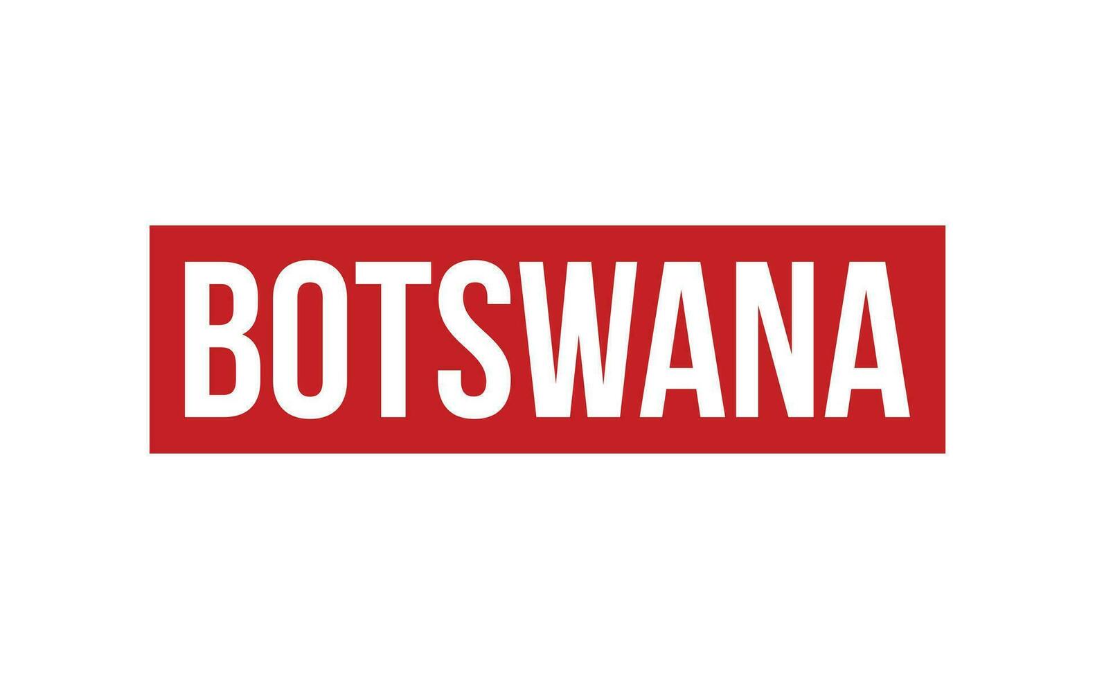 Botswana Rubber Stamp Seal Vector