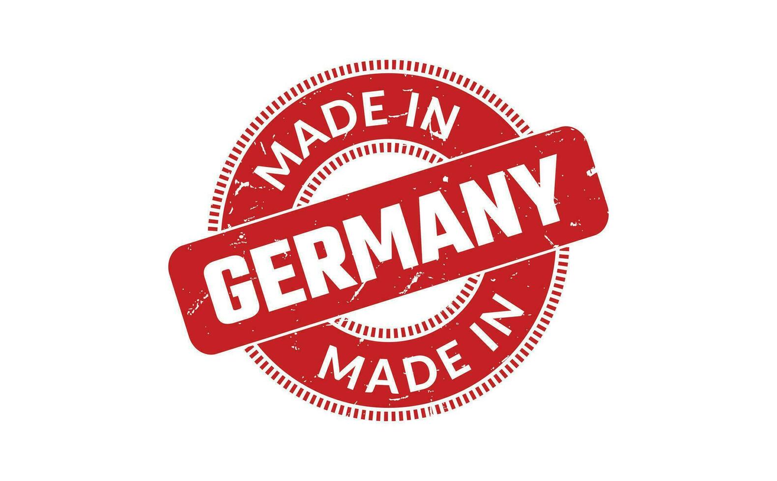 Made In Germany Rubber Stamp vector