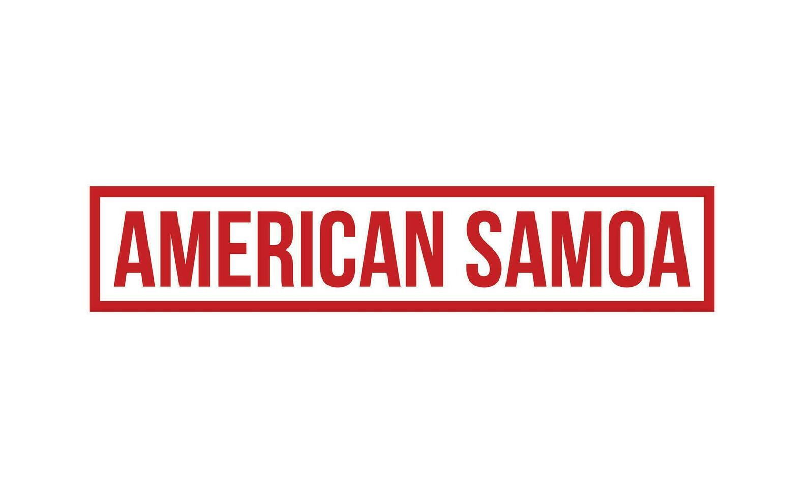 American Samoa Rubber Stamp Seal Vector