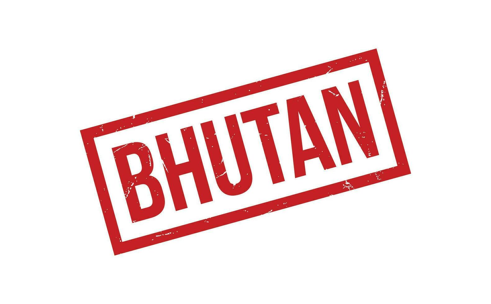 Bután caucho sello sello vector