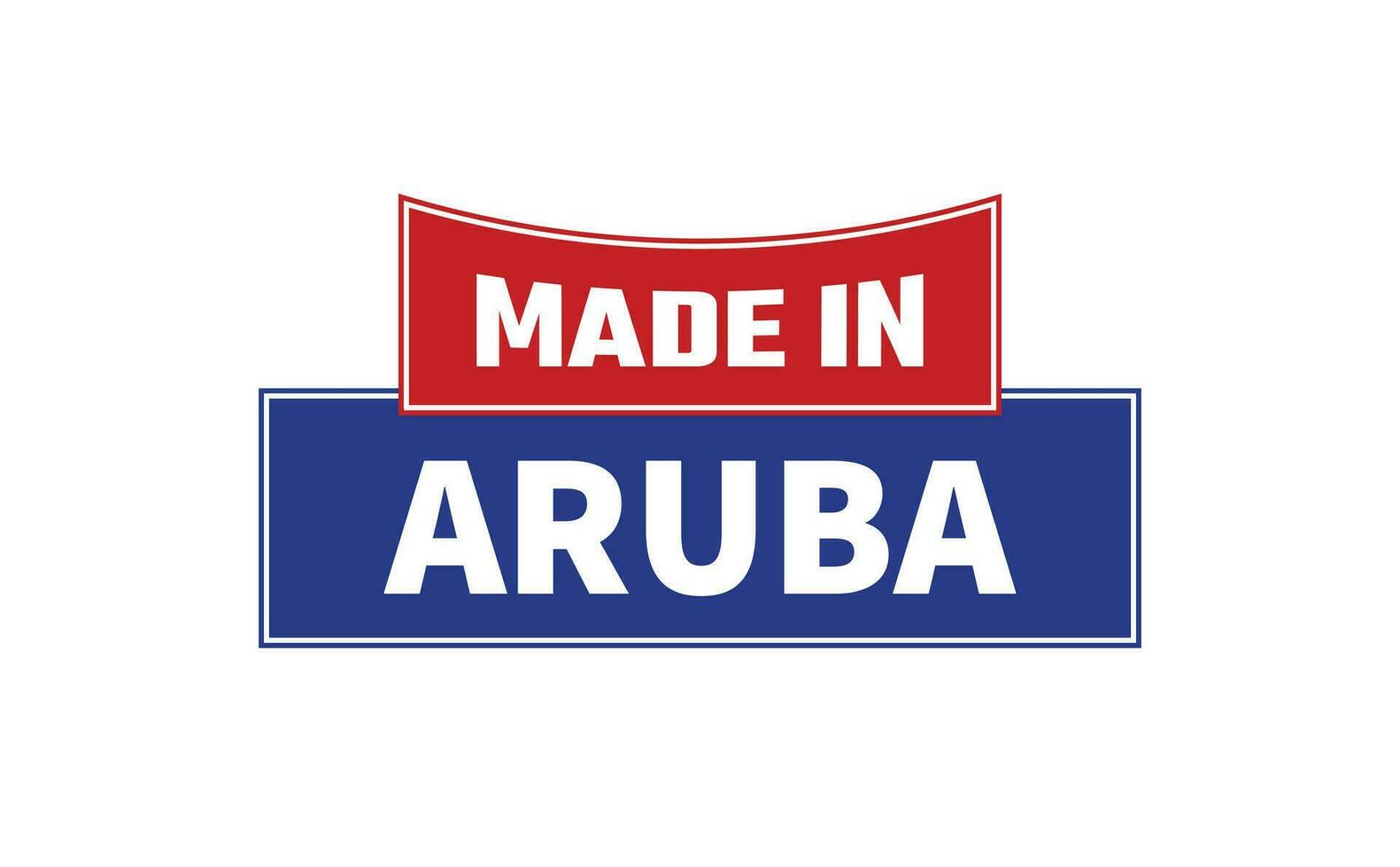 Made In Aruba Seal Vector