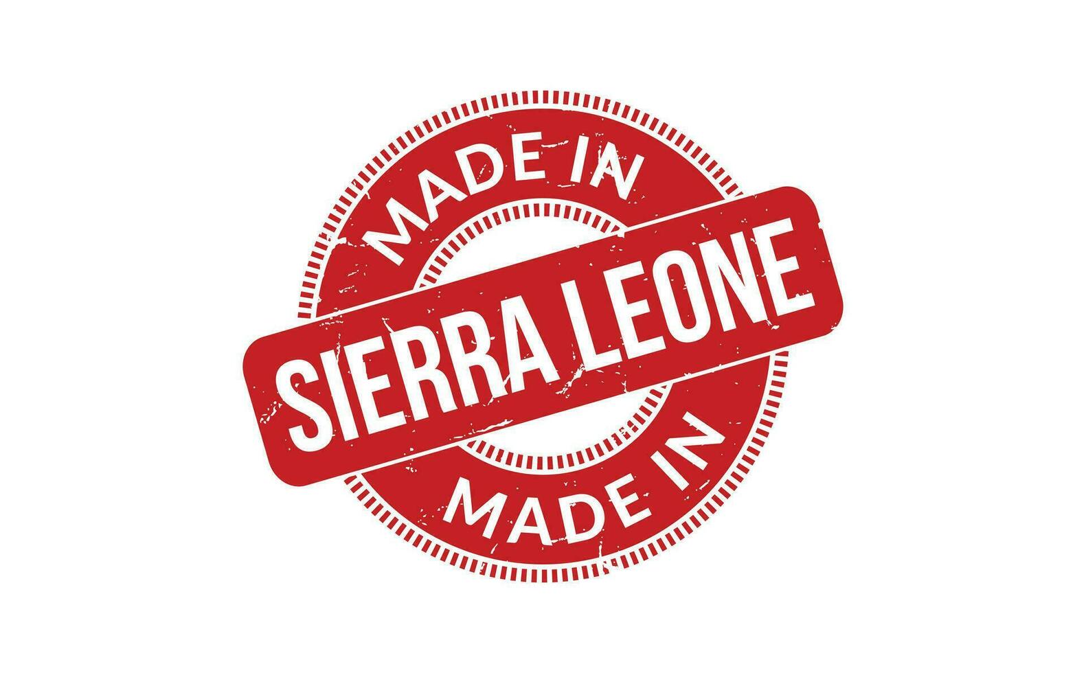 Made In Sierra Leone Rubber Stamp vector