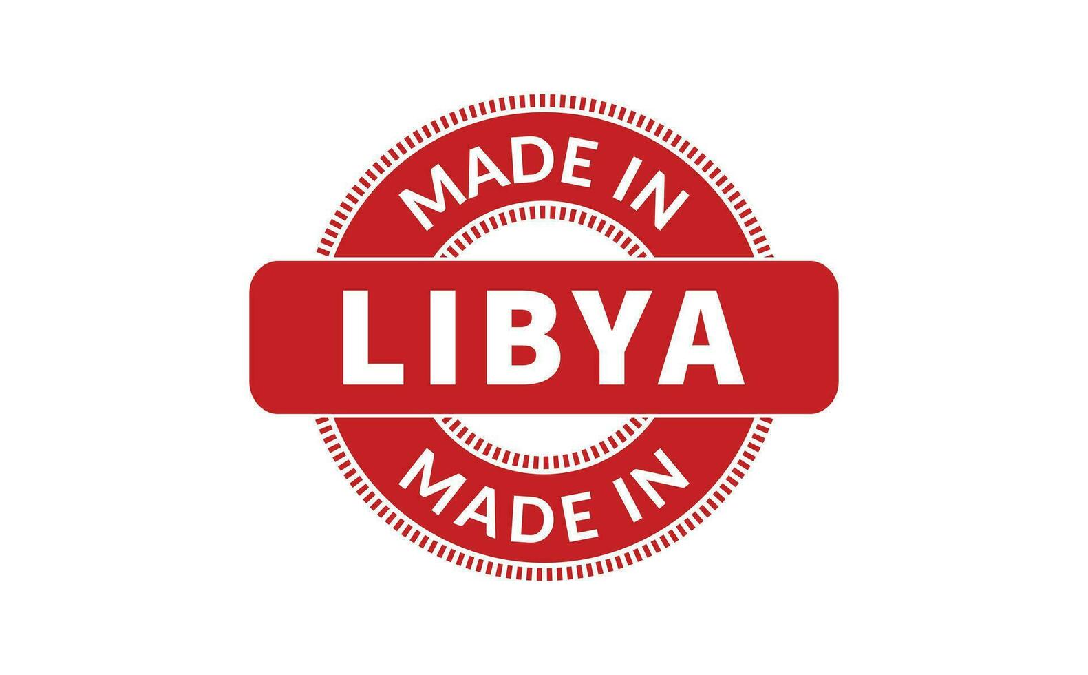 Made In Libya Rubber Stamp vector