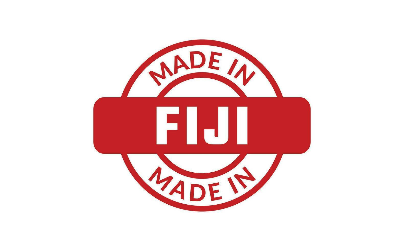 Made In Fiji Rubber Stamp vector