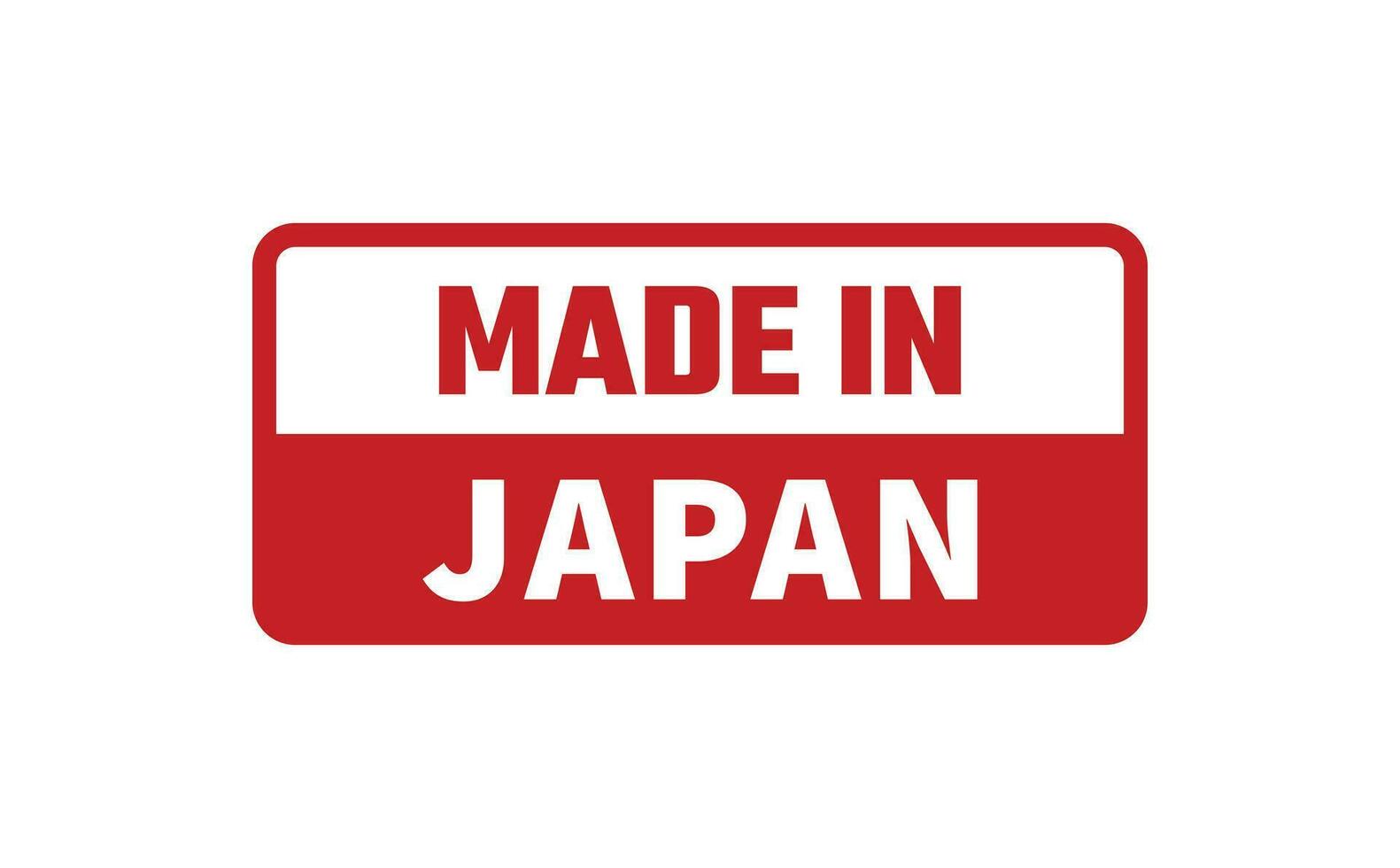 Made In Japan Rubber Stamp vector