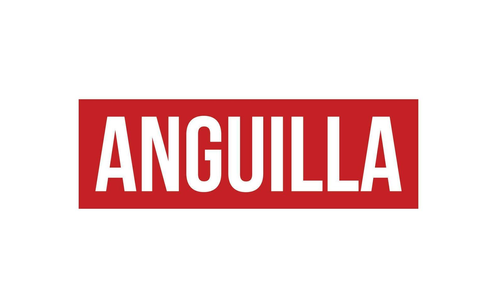 Anguilla Rubber Stamp Seal Vector