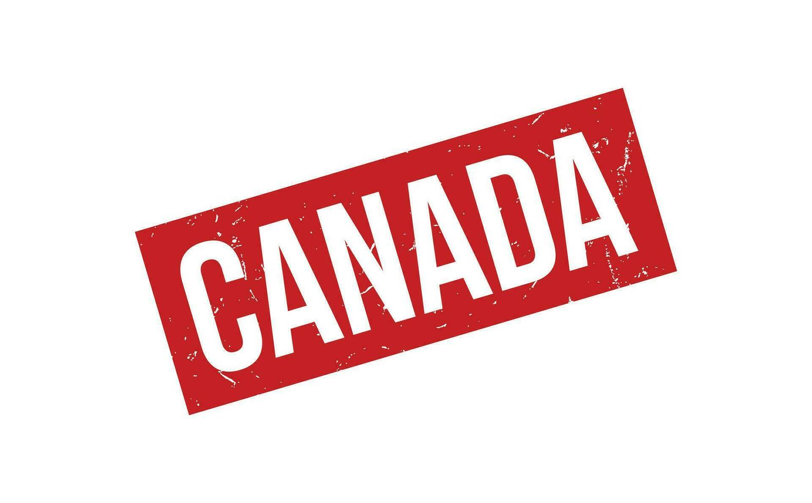 Canadá caucho sello sello vector
