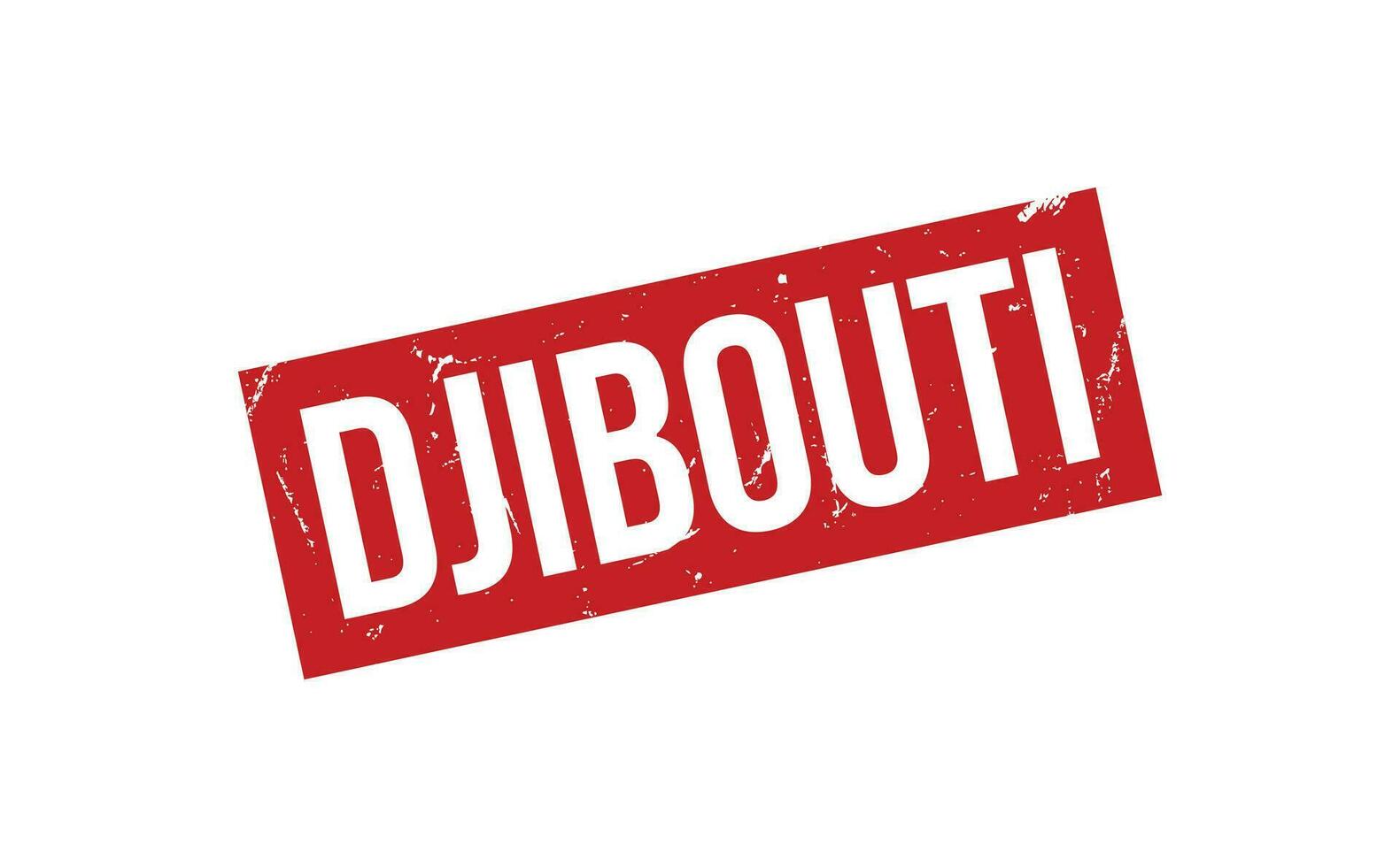 djibouti caucho sello sello vector