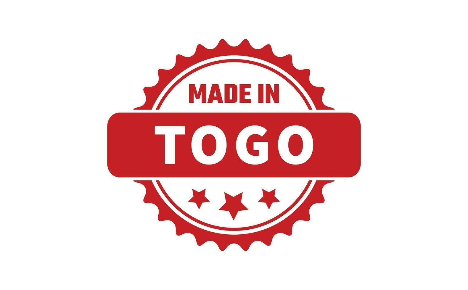 Made In Togo Rubber Stamp vector