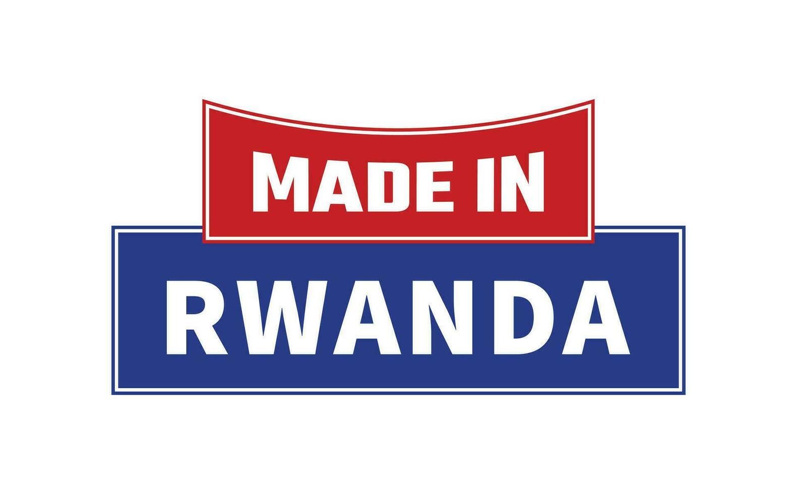 Made In Rwanda Seal Vector
