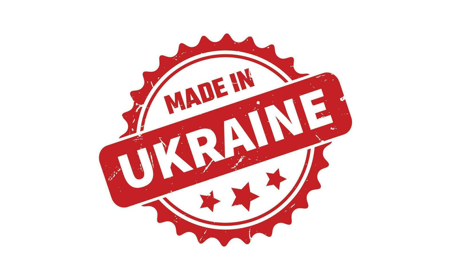 Made In Ukraine Rubber Stamp vector